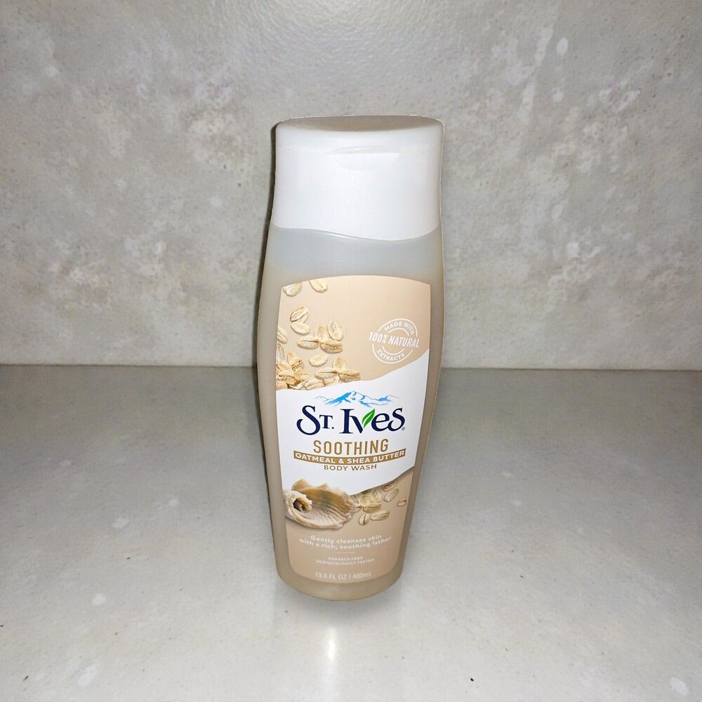 St. Ives Soothing Body Wash Oatmeal & Shea Butter 13.5 fl oz Paraben Free